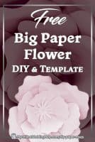 DIY Giant Paper Flowers with Template. 5 Steps! 20 DIY Giant Paper Flowers Template