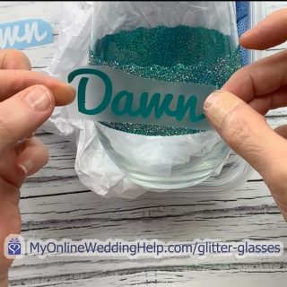 Christmas 2024 Vinyl Decals – 10 Glitter Stickers For Wine Glasses & Baubles, DIY Decor