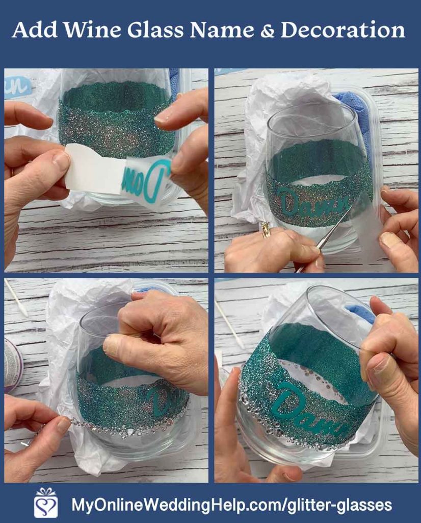 DIY Personalized Glitter Wine Glasses. 5 Steps! 18 DIY Personalized Glitter Wine Glasses. 5 Steps! 7